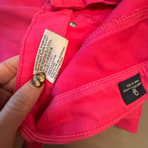 AG Hot Pink Le Legging Ankle Skinny Jeans Size 25 MSRP $228 - Picture 5 of 10